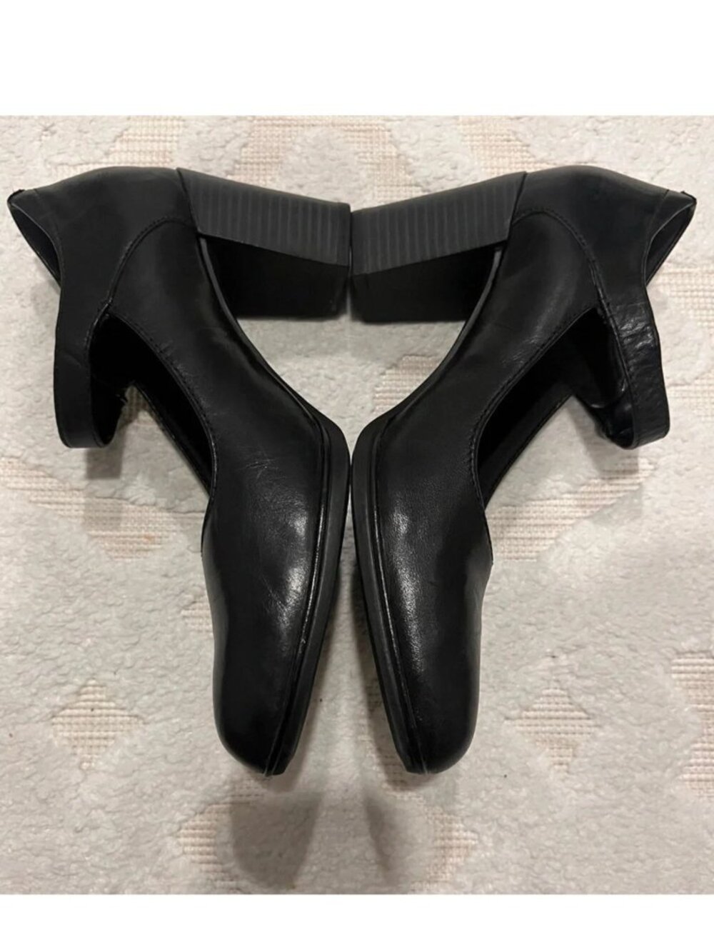 Clarks Block Heel Mary Jane Pumps - Picture 3 of 8